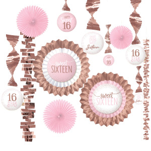 FET ensemble de decoration sweet 16