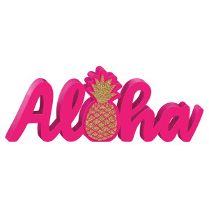 FET enseigne aloha rose