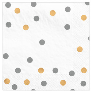 FET confetti argent or
