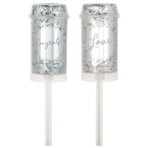 FET confettis argent popper