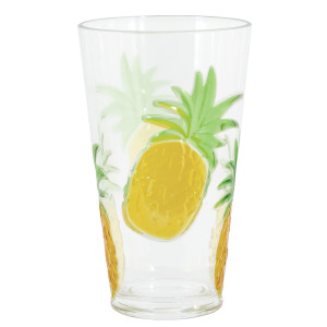 FET verre en plastique ananas