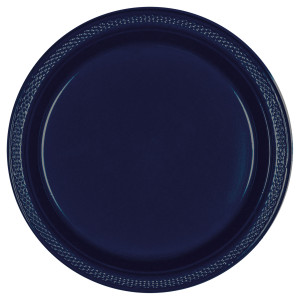 FET petite assiette plastique true navy