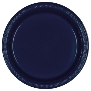 FET grande assiette plastique true navy