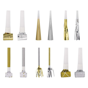 FET cornet et mirlitons or argent