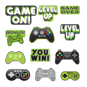 FET decoupe theme jeux video
