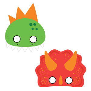 FET masque dinosaure