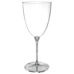 FET paquet de flutes a champagne argent et transparents