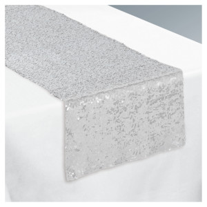 FET chemin de table argent 