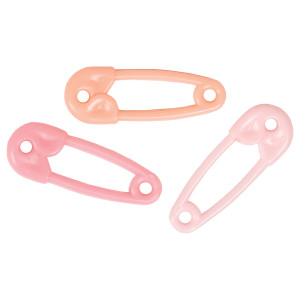 FET epingle a couche rose plastique mini