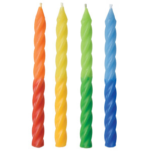 FET paquet de chandelle spirale de couleurs