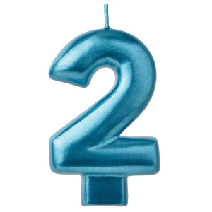 FET chandelle n.2 bleu metallique