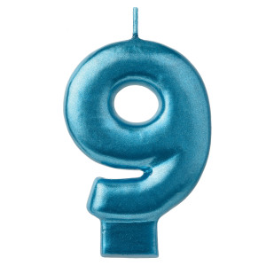 FET chandelle #9 bleu metalique