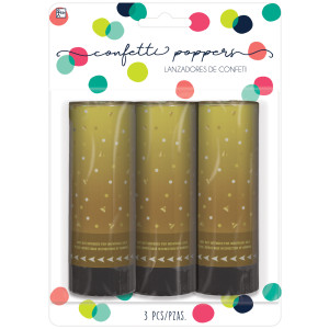 FET lancer confettis argent