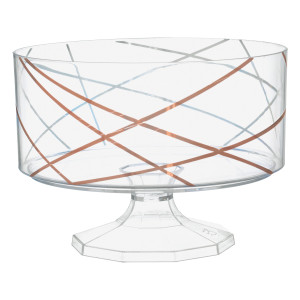 FET bol rond plastique rayure bronze