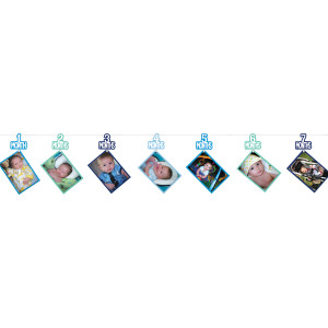 FET guirlande pour photos bébé