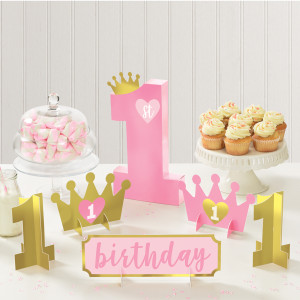 FET ensemble decoration de table premiere anniverssaire