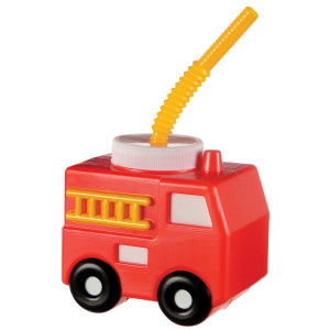 FET bouteille en forme de camion de pompier