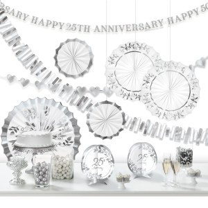 FET decoration de table 25 ans