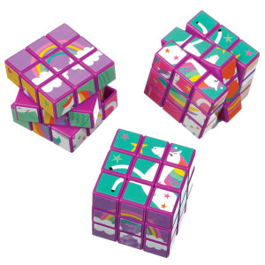 FET 12 cubes casse-tête licorne