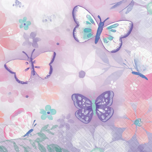 FET petite napkin avec papillion