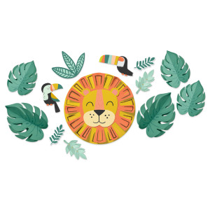 FET ens deco table animaux zoo