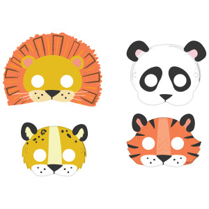 FET masque animaux zoo