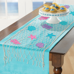 FET chemin de table filet sirene