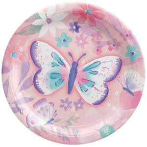 FET assiette 7" petite papillon