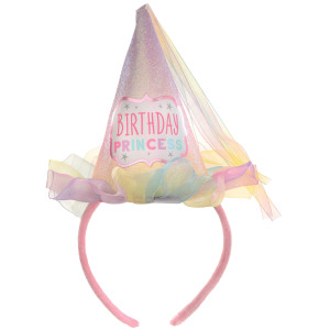 FET chapeau en cone pastel- party princesse