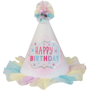 FET chapeau cone pastel-party