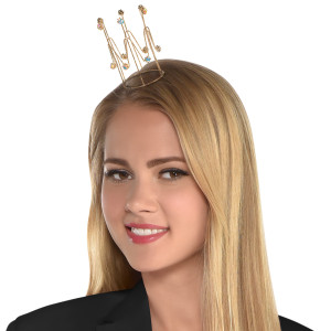 FET couronne metal or et diamant
