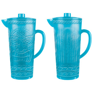 FET tiki embossed pitcher