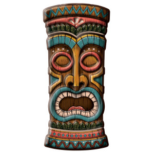 FET décoration murale totem plastique