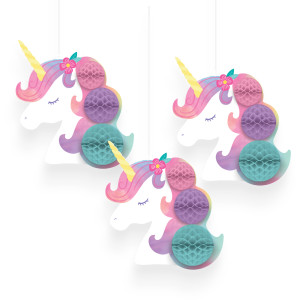FET deco nid d'abeille licorne