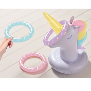 FET jeux gonflable licorne