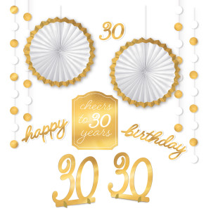 FET ensemble de decoration anniversaire 30e