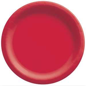 FET assiette rouge 6.5