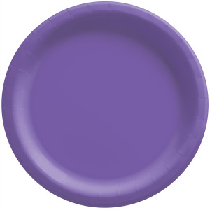 FET petetes assiette rond mauve