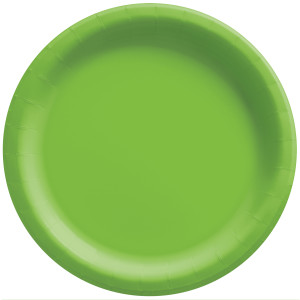 FET assiette vert lime 20x