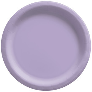 FET petite assiette ronde lila en carton