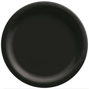 FET assiette en carton 8.5" noir