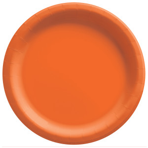 FET assiete grande orange