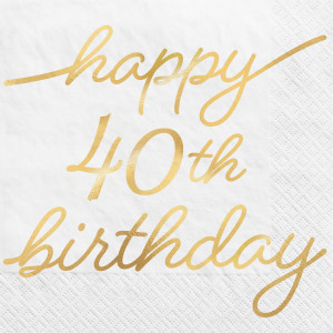 FET napkin petite hb 40 ans or
