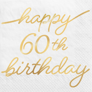 FET napkin p happy 60th
