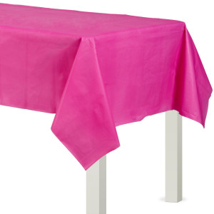 FET nappe de table flannel rose