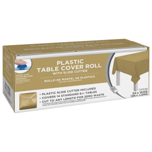 FET rouleau de nappe en plastique doré