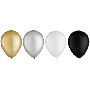 BAL ballon 5po asst or argent noir