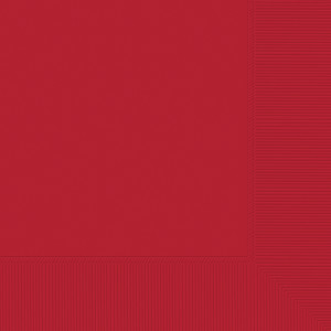 FET serviette rouge pomme