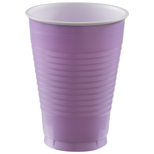 FET verre en plastique mauve lilas 20pk