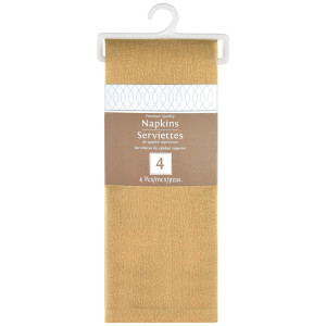 FET serviette de table or